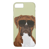 Cooler Boxer-Hund für Case-Mate iPhone Hülle (Rückseite)
