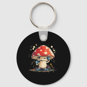 Cooler Boxkampf Agaric für Gemüse- und Pilzliebhab Schlüsselanhänger