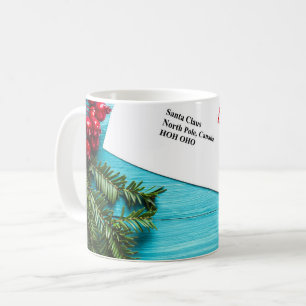 Cooler Brief des Weihnachtsmanns Kaffeetasse
