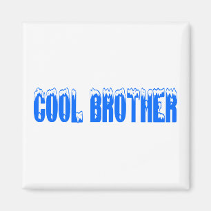 Cooler Bruder (blau) Magnet