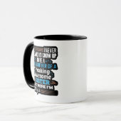 Cooler Bruder eines absolut großartigen Schwester- Tasse (Vorderseite Links)