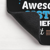 Cooler Bruder eines fantastischen Sisters Geschenk Mousepad (Ecke)