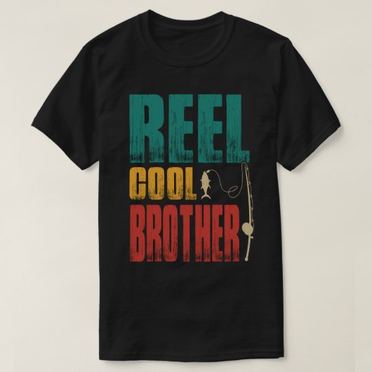 Cooler BRUDER Fischen Vintag T-Shirt (Design vorne)
