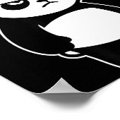 Cooler Bruh Panda Männer Frauen Kinder Jugendliche Poster (Ecke)
