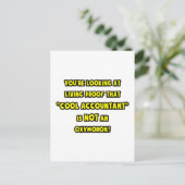 Cooler Buchhalter ist kein Oxymoron Postkarte (Stehend Vorderseite)