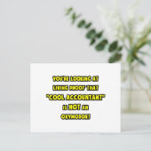 Cooler Buchhalter ist kein Oxymoron Postkarte (Stehend Vorderseite)