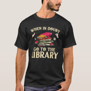 Cooler Buchleser Männer Frauen Bibliothek Buchwurm T-Shirt