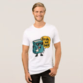 Cooler Buchtitel "Bruh, We Back" von der Schule Tri-Blend Shirt (Vorderseite voll)