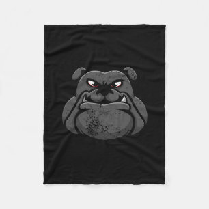 Cooler Bulldog Hund Lover - Geschenke Idee Fleecedecke