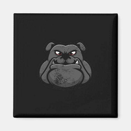 Cooler Bulldog Hund Lover - Geschenke Idee Magnet (Vorne)