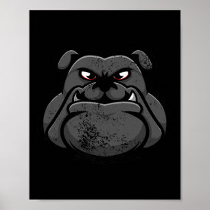 Cooler Bulldog Hund Lover - Geschenke Idee Poster