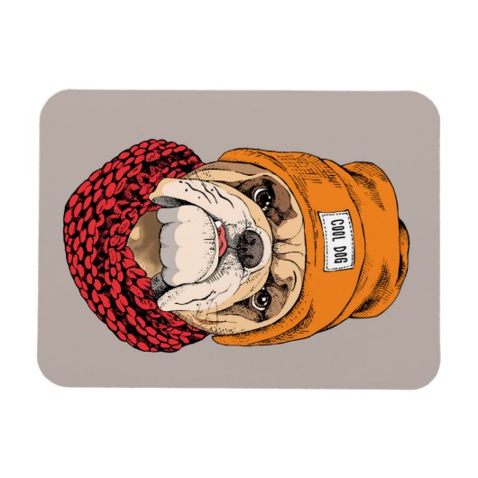 Cooler Bulldog Magnet (Horizontal)
