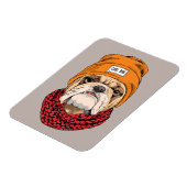 Cooler Bulldog Magnet (Linke Seite)