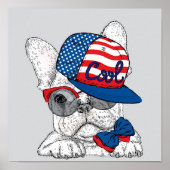 Cooler Bulldog Poster (Vorne)