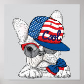 Cooler Bulldog Poster