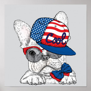 Cooler Bulldog Poster