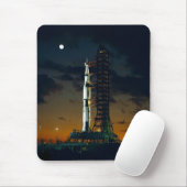 Cooler bunter Apollo-Mond-Auftrag am Launchpad Mousepad (Mit Mouse)