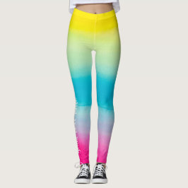 Cooler bunter Ombre Watercolor Ihr Leggings