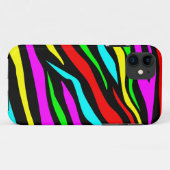Cooler bunter/schwarzer Zebra-Druck - iPhone 5 Case-Mate iPhone Hülle (Rückseite (Horizontal))
