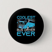 Cooler Busfahrer je Button (Vorderseite)