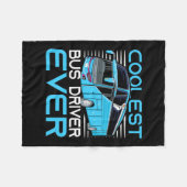 Cooler Busfahrer je Fleecedecke (Vorderseite (Horizontal))
