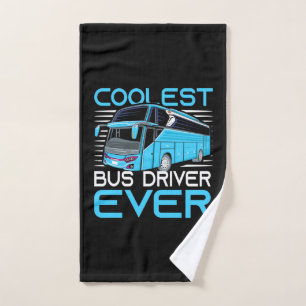Cooler Busfahrer je Handtuch