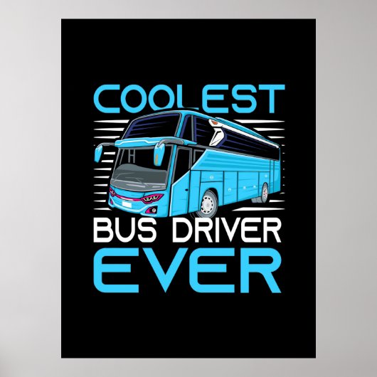 Cooler Busfahrer je Poster (Vorne)