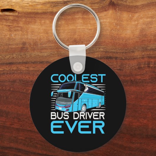 Cooler Busfahrer je Schlüsselanhänger (Vorderseite)