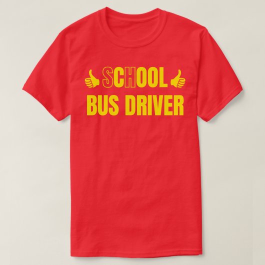 Cooler Busfahrer T-Shirt (Design vorne)