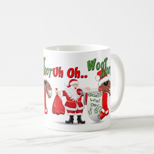 Cooler Camel Hump Weihnachten Kaffeetasse (VorderseiteRechts)