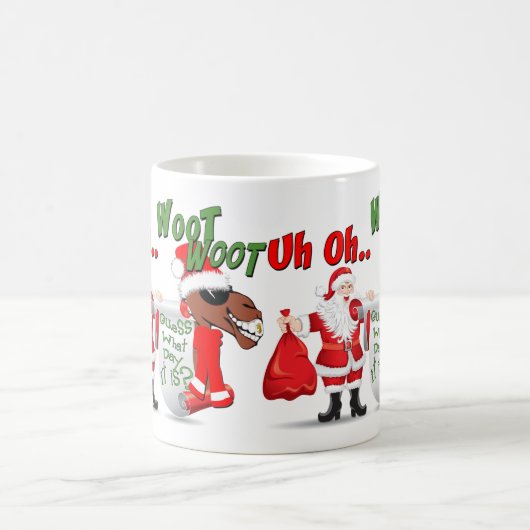 Cooler Camel Hump Weihnachten Kaffeetasse (Mittel)