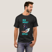 Cooler Cane Corso Surfhund T-Shirt (Vorne ganz)