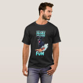 Cooler Cane Corso Surfhund T-Shirt (Vorne ganz)