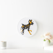 Cooler Cape-Jagdhund - Afrikanischer Wildhund- Runde Wanduhr (Zuhause)