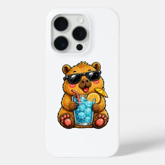 Cooler Capybara-Trunk Case-Mate iPhone Hülle (Rückseite)