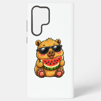 Cooler Capybara Wassermelone Sommer Samsung Galaxy Hülle