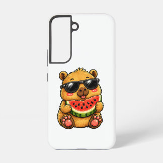 Cooler Capybara Wassermelone Sommer Samsung Galaxy Hülle