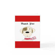 Cooler Cartoon Dog Vielen Dank