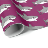 Cooler Cartoon Geschenkpapier (Rolleneckpunkt)