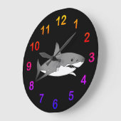 Cooler Cartoon Große Wanduhr (Winkel)