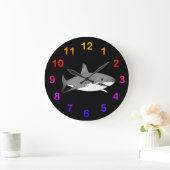 Cooler Cartoon Große Wanduhr (Zuhause)