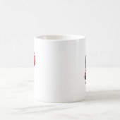 Cooler Cartoon Pinguin Boxer Design Kaffeetasse (Mittel)
