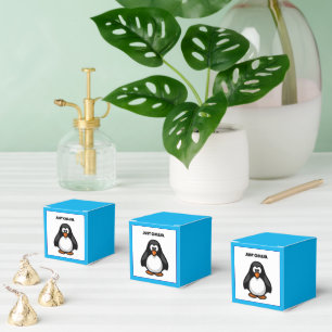 Cooler Cartoon Pinguin - Nur Chillins Arktis Vibes Geschenkschachtel