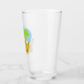 Cooler Cartoon Rhino Glas (Links)