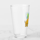 Cooler Cartoon Rhino Glas (Rechts)