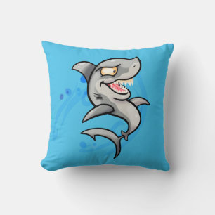 Cooler Cartoon Shark Kissen