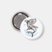 Cooler Cartoon Shark Magnet (Vorderseite/Rückseite)