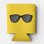 Cooler Cartoon Sonnenbrille Dosenkühler (Rückseite)