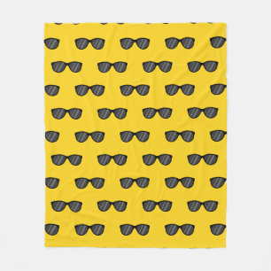 Cooler Cartoon Sonnenbrille Fleecedecke