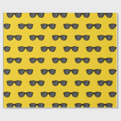 Cooler Cartoon Sonnenbrille Geschenkpapier (Flach)